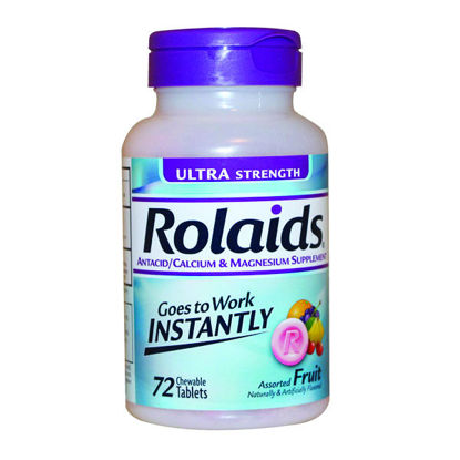 Picture of Rolaids ultra antacid chewable tablets fruit 72 ct.