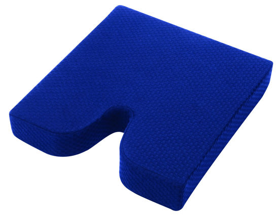 Picture of Memory foam Coccyx cushion with removable cover 3"x16"x18"