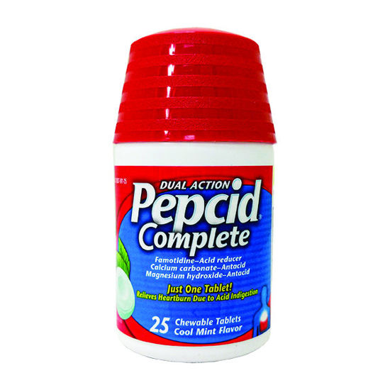 Picture of Pepcid complete cool mint chewable tablets 25 ct.