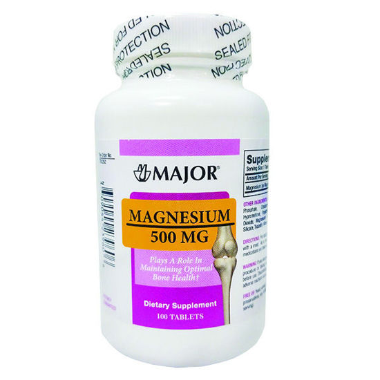 Picture of Magnesium 500mg tablets 100 ct.