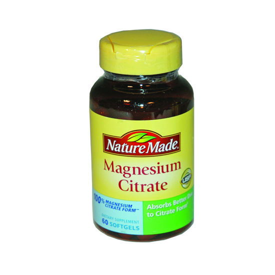 Picture of Magnesium citrate 250mg softgels 60 ct.
