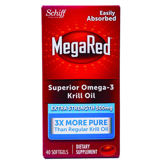 Picture of Mega red omega 3 krill oil 500 mg  40 ct.